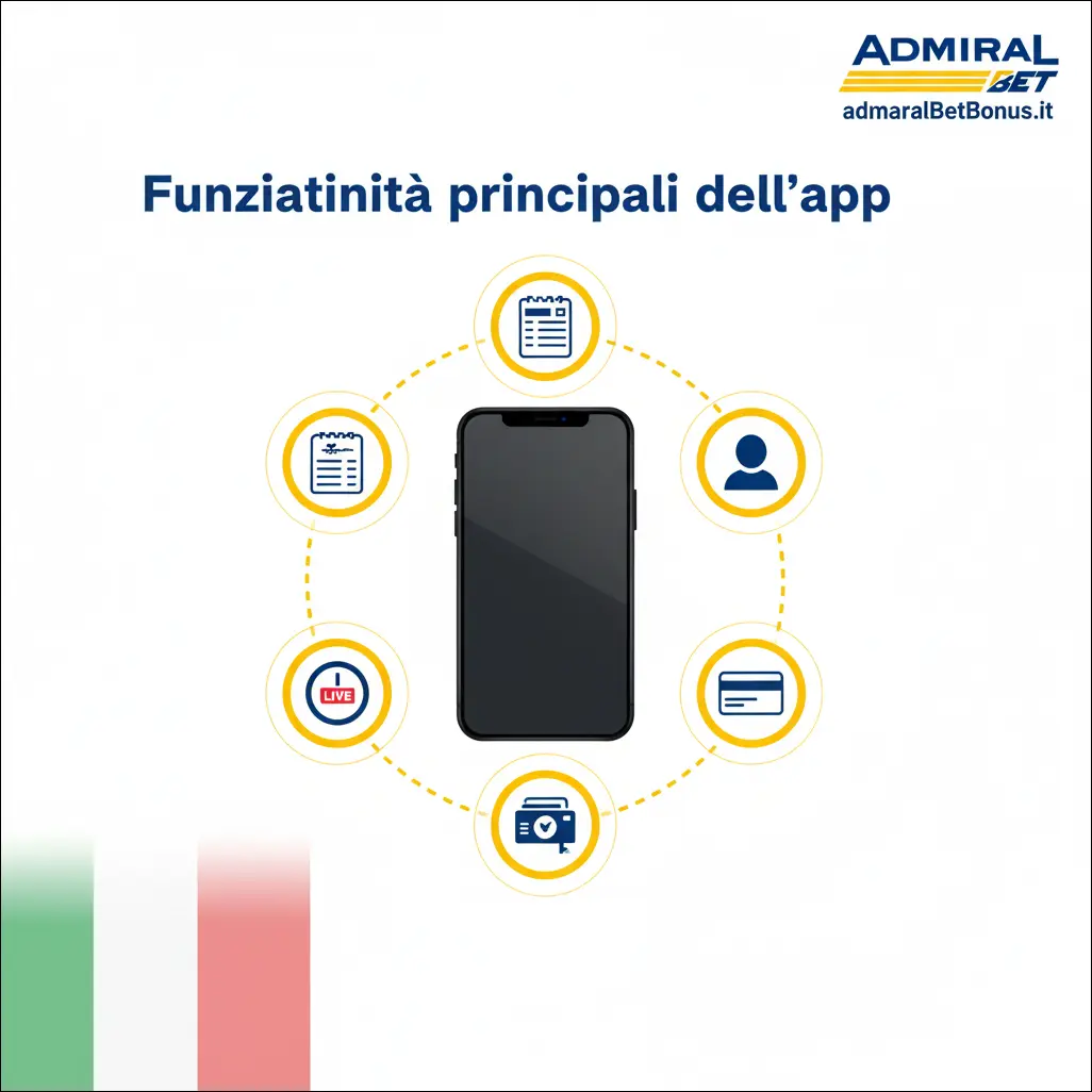 Funzionalità principali dell'app