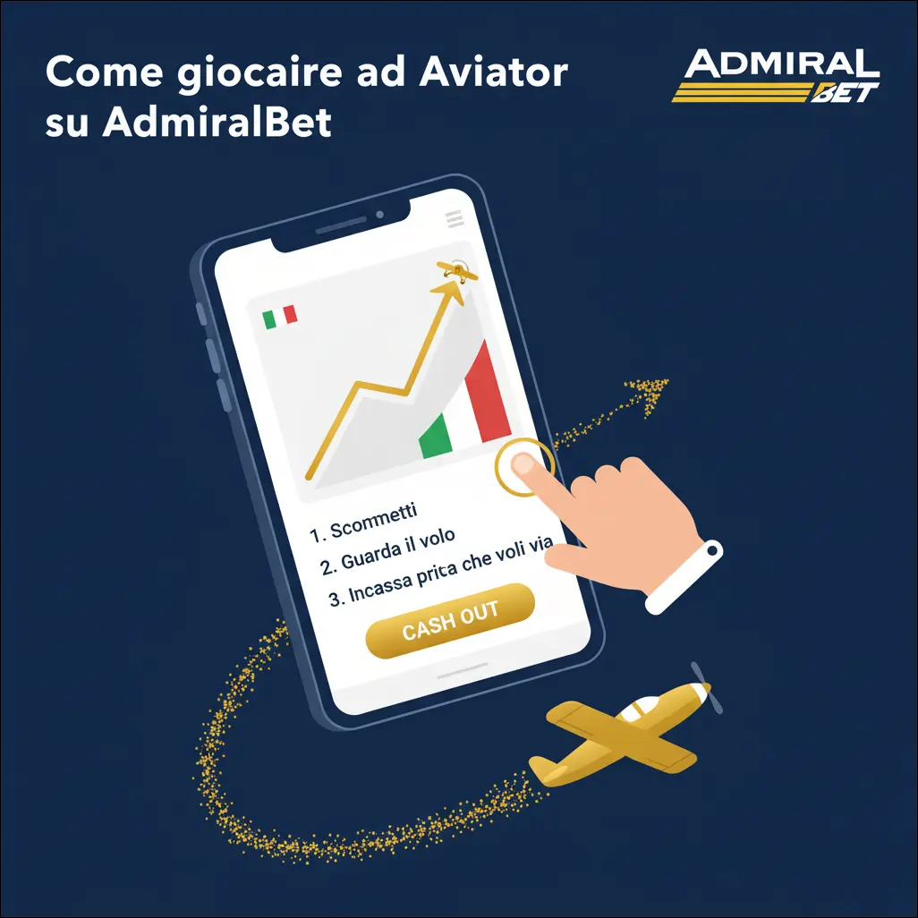 Come giocare ad Aviator su AdmiralBet