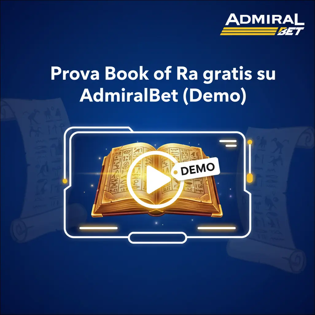 Prova Book of Ra gratis su AdmiralBet (Demo)