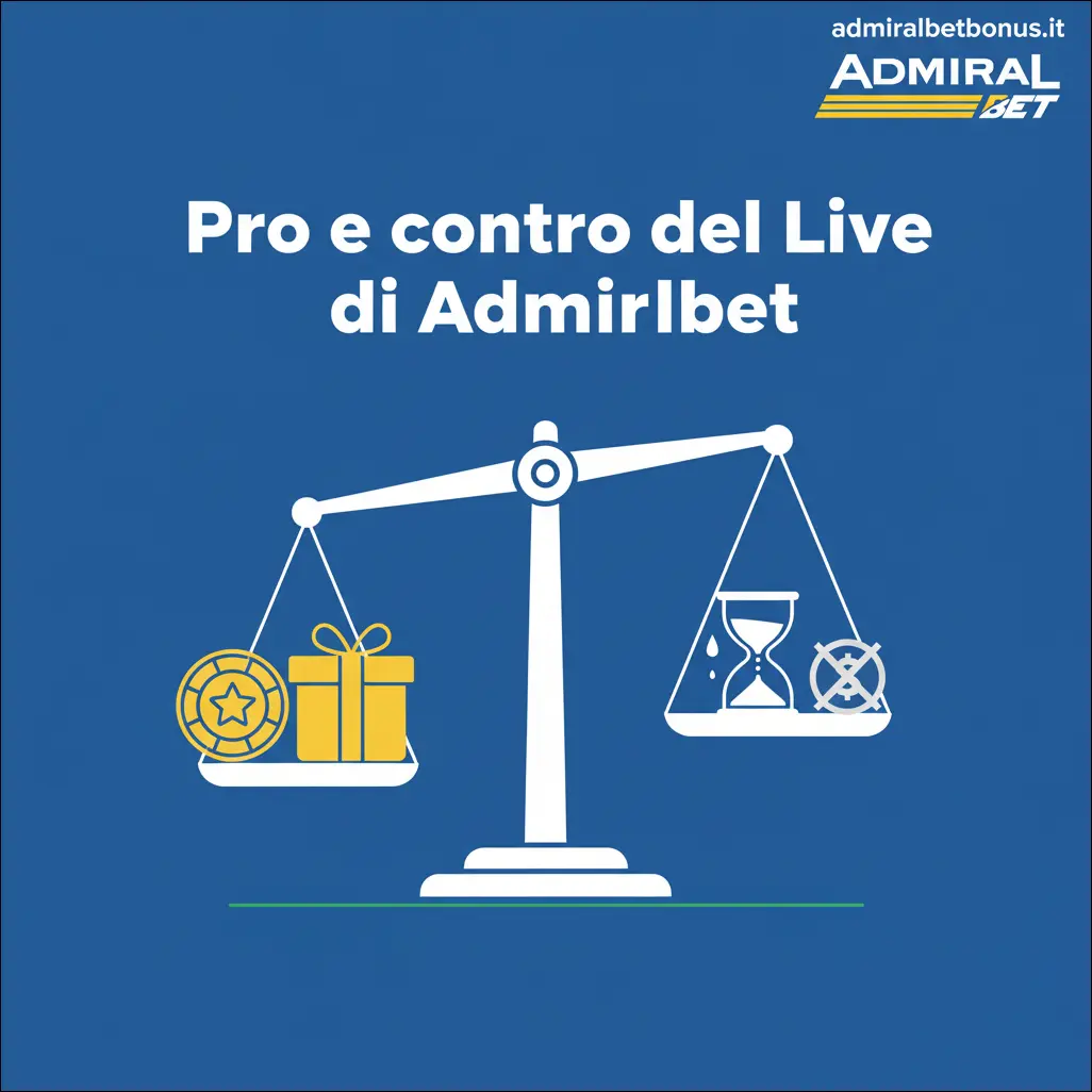 Pro e contro del Live di Admiralbet