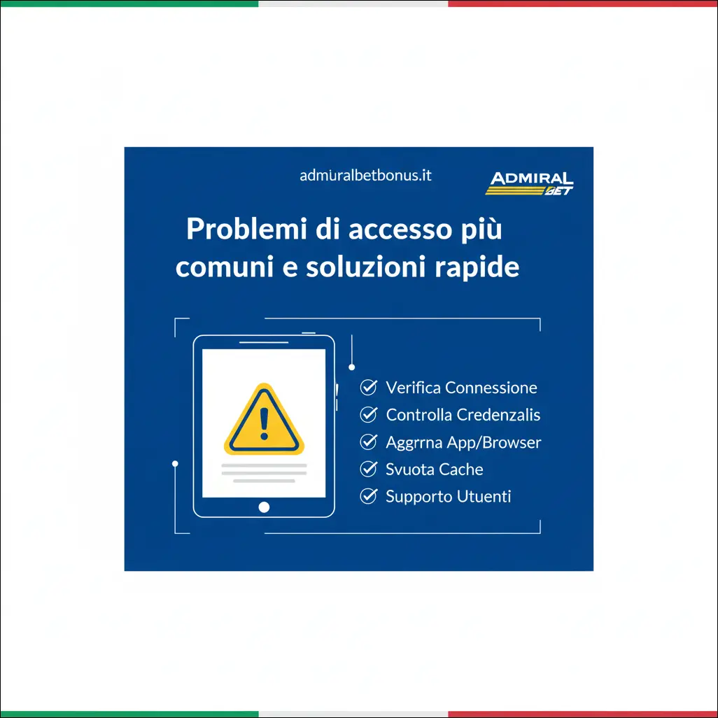 Problemi di accesso più comuni e soluzioni rapide