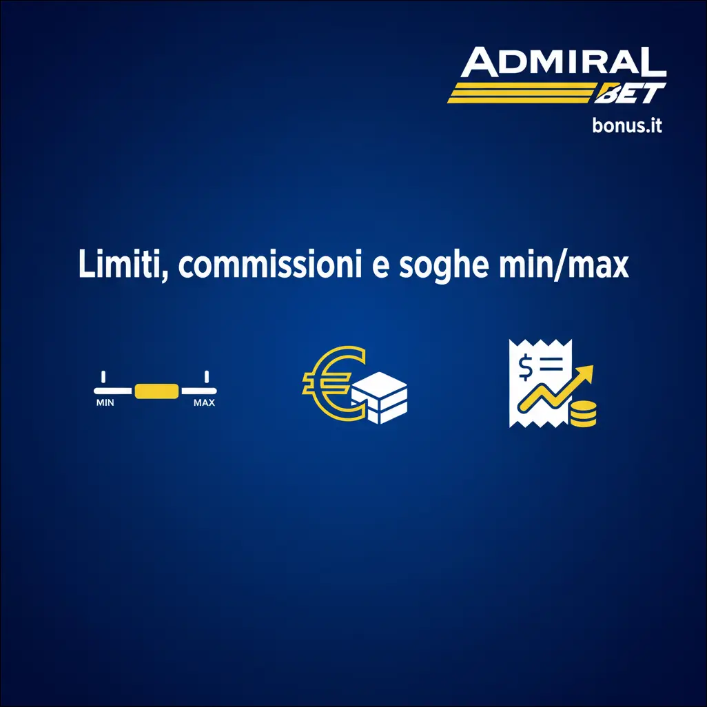 Limiti, commissioni e soglie min/max