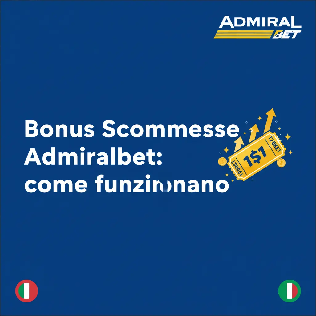 Bonus Scommesse Admiralbet: come funzionano