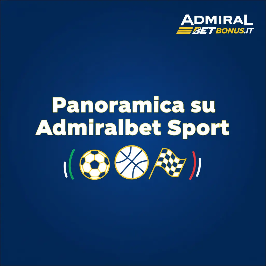 Panoramica su Admiralbet Sport