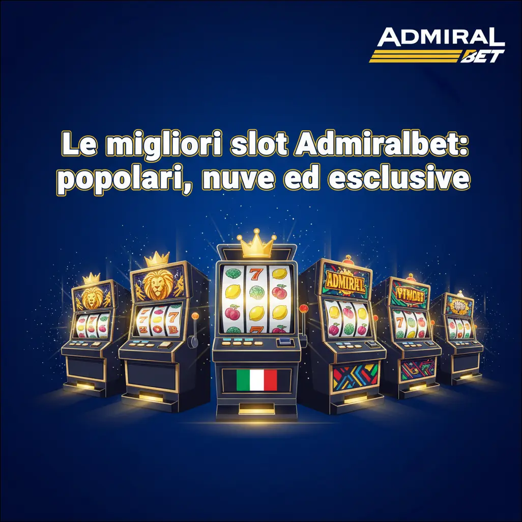 Le migliori slot Admiralbet: popolari, nuove ed esclusive
