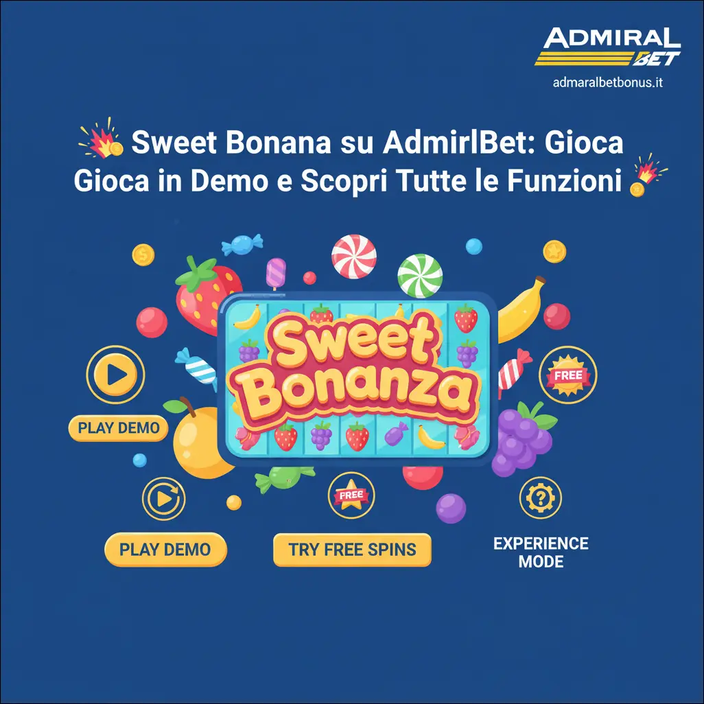 Sweet Bonanza su AdmiralBet: Gioca in Demo e Scopri Tutte le Funzioni